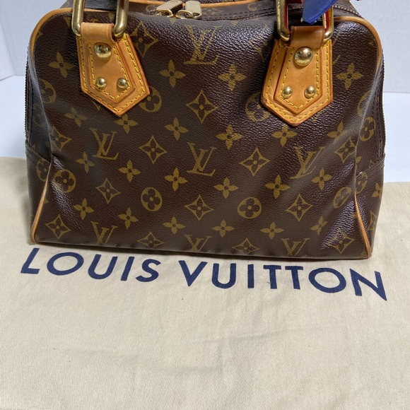 💯 Authentic Authentic Louis Vuitton Manhattan PM - Picture 2 of 7